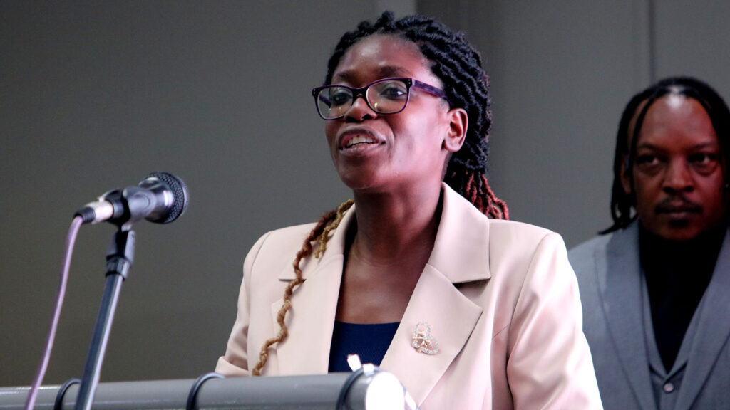 Executive Officer of the National Education Summit, Ms. Violet Nkathazo